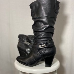 Heeled Boots with metal detail